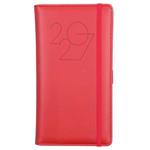 Diář POLY týdenní kapesní 2027 polský - červená