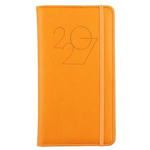 Diář POLY týdenní kapesní 2027 polský - oranžová