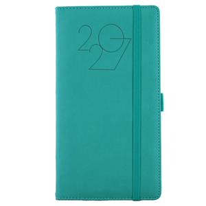 Diář POLY týdenní kapesní 2027 polský - petrolejová