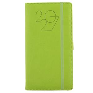 Diář POLY týdenní kapesní 2027 polský - světle zelená