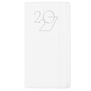 Diář POLY týdenní kapesní 2027 slovenský - bílá