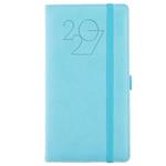 Diář POLY týdenní kapesní 2027 slovenský - světle modrá