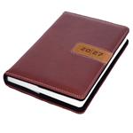 Diář RIGA denní A5 2027 polský - hnědá