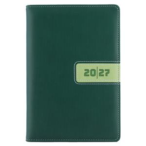 Diář RIGA denní B6 2027 polský - zelená