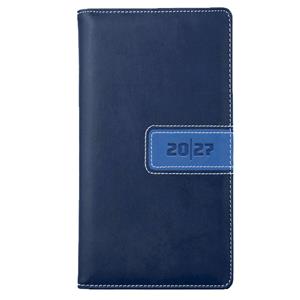 Diář RIGA týdenní kapesní 2027 polský - modrá
