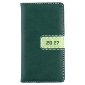Diář RIGA týdenní kapesní 2027 slovenský - zelená