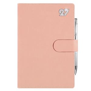 Diář SPLIT CRYSTAL denní A5 2027 slovenský - světle růžová
