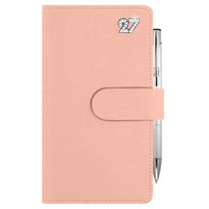 Diář SPLIT CRYSTAL týdenní kapesní 2027 polský - světle růžová