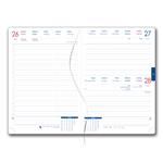 Diář SPLIT denní A5 2027 slovenský - světle růžová