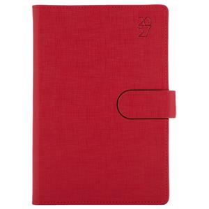 Diář SPLIT denní B6 2027 polský - červená