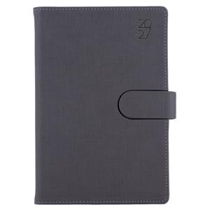 Diář SPLIT denní B6 2027 polský - šedá