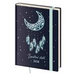Diář týdenní B6 2026 Lunární diář Dream s gumičkou