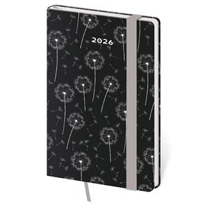 Diář týdenní kapesní 2026 Vario - Dandelion s gumičkou