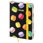 Diář týdenní kapesní 2026 Vario - Macarons s gumičkou