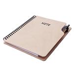 Dřevěný notes GEP WOOD A5 dřevěný bříza - linkovaný twin wire
