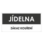 JÍDELNA, šedá, plast s dírami 2 mm 190x90 mm