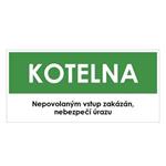 KOTELNA, zelená, plast 2 mm 190x90 mm