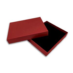 Krabice s víkem červená 200 x 250 mm