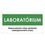 Laboratórium, zelená, plast 2mm s dierkami-190x90mm