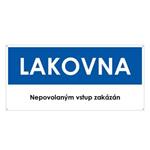 LAKOVNA, modrá, plast s dírami 2 mm 190x90 mm