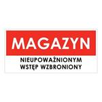 MAGAZYN, płyta PVC 1 mm 190x90 mm
