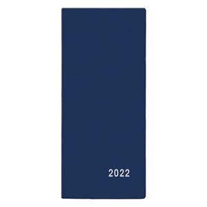 Měsíční diář 2022 Xenie PVC kapesní - Modrá