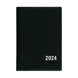 Měsíční diář 2024 Anežka PVC kapesní - Černá