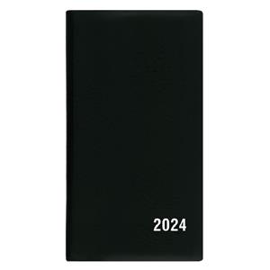 Měsíční diář 2024 Františka PVC kapesní - Černá