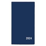 Měsíční diář 2024 Františka PVC kapesní - Modrá