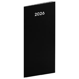 Měsíční diář 2026 plánovací kapesní - Černá
