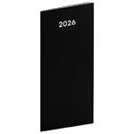 Měsíční diář 2026 plánovací kapesní - Černá