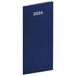 Měsíční diář 2026 plánovací kapesní - Modrá