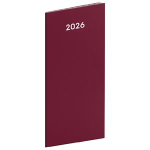 Měsíční diář 2026 plánovací kapesní - Vínová