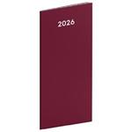 Měsíční diář 2026 plánovací kapesní - Vínová