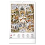 Nástěnný kalendář 2022 Josef Lada - Měsíce
