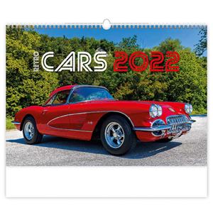 Nástěnný kalendář 2022 - Retro Cars