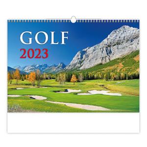 Nástěnný kalendář 2023 - Golf