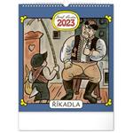 Nástěnný kalendář 2023 Josef Lada - Říkadla