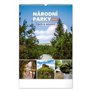 Nástěnný kalendář 2023 Národní parky Čech a Moravy