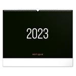 Nástěnný kalendář 2023 plánovací kalendář Černý
