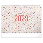 Nástěnný kalendář 2023 plánovací kalendář Terazzo