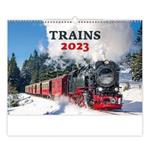 Nástěnný kalendář 2023 - Trains