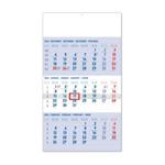 Nástěnný kalendář 2024 3mesačný štandard - modrý SK