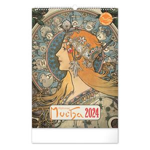 Nástěnný kalendář 2024 Alfons Mucha