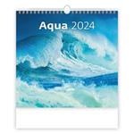 Nástěnný kalendář 2024 - Aqua