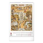 Nástěnný kalendář 2024 Josef Lada – Měsíce