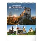 Nástěnný kalendář 2024 Pamätihodnosti Slovenska SK