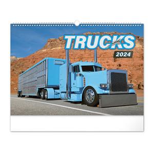 Nástěnný kalendář 2024 Trucks