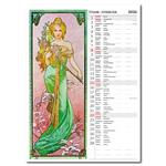 Nástěnný kalendář 2026 - Alfons Mucha