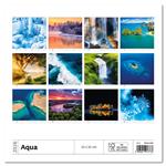 Nástěnný kalendář 2026 - Aqua